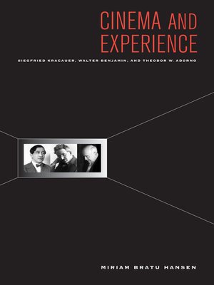 cover image of Cinema and Experience